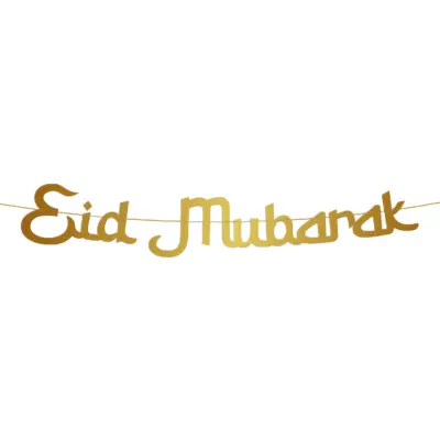 Girlang Eid Mubarak Guld