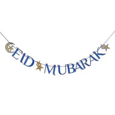 Girlang Eid Mubarak Navy