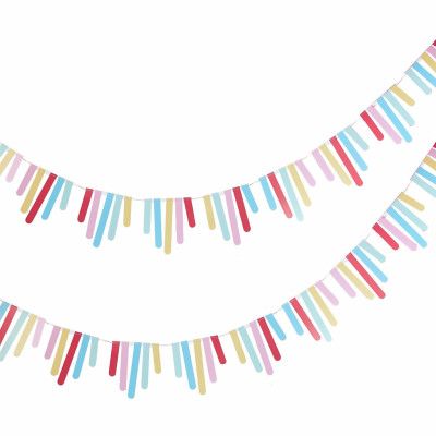 Girlang Fringe Rainbow