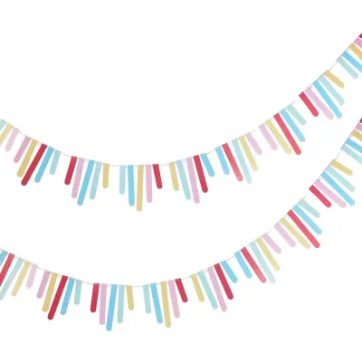 Girlang Fringe Rainbow