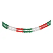 Girlang Grön/Vit/Röd