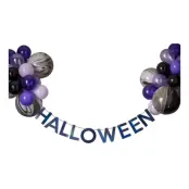 Girlang Halloween med Ballonger Flerfärgad