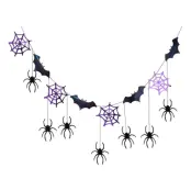 Girlang Halloween Svart/Lila