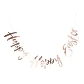 Girlang Happy Easter Roséguld