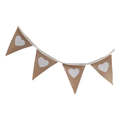 Girlang Hjärtan av Jute