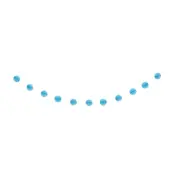 Girlang Honeycombs Ljusblå