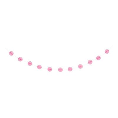 Girlang Honeycombs Ljusrosa