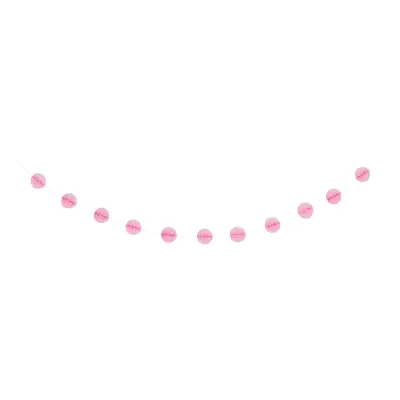 Girlang Honeycombs Ljusrosa