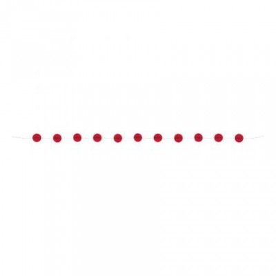 Girlang Honeycombs Röd