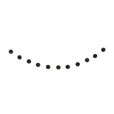 Girlang Honeycombs Svart