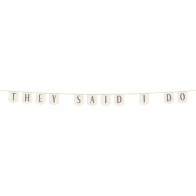 Girlang i Tyg They Said I Do