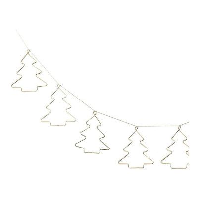 Girlang Julgranar i Metall