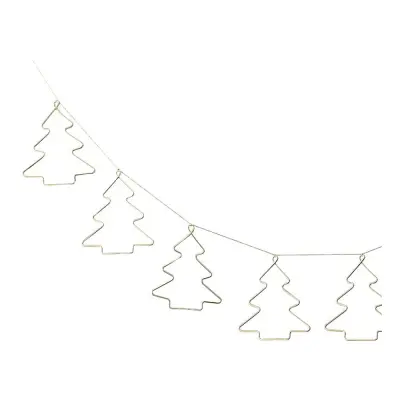 Girlang Julgranar i Metall