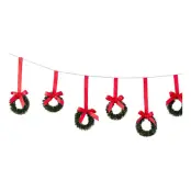 Girlang Julkransar med Rosett