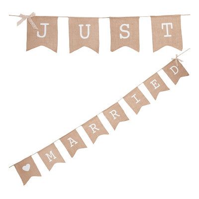 Girlang Just Married Jute