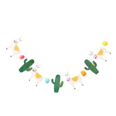 Girlang Lama Kaktus Pompom Fiesta