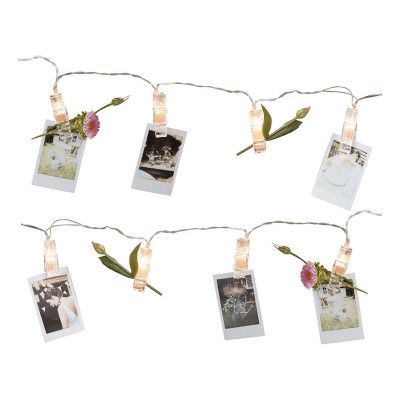 Girlang med LED Klädnypor