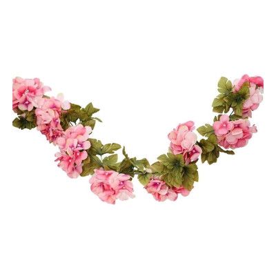 Girlang med Rosor Ljusrosa