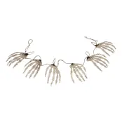 Girlang med Skeletthänder