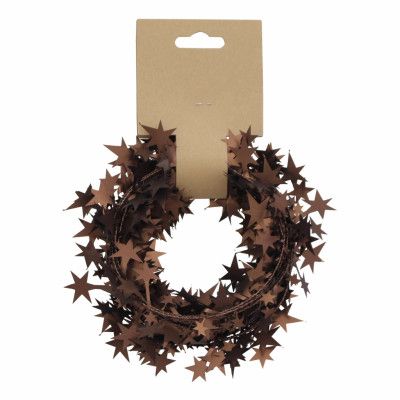 Girlang med Stjärnor Koppar Matt