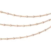 Girlang med Träpärlor