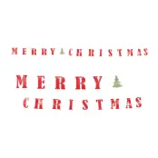 Girlang Merry Christmas - 360 cm