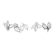 Girlang Mistlar Silver Metallic