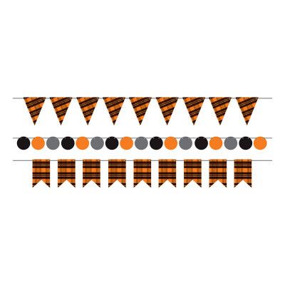 Girlang Orange/Svart/Grå