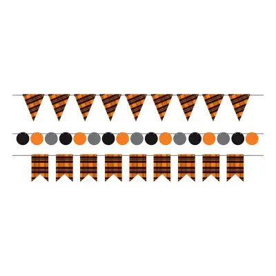 Girlang Orange/Svart/Grå