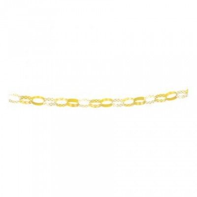 Girlang Ringar Gul/Vita