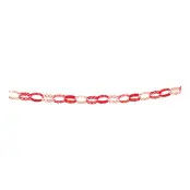 Girlang Ringar Röd/Vita