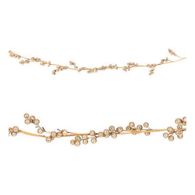 Girlang Snömistel Guld - 145 cm