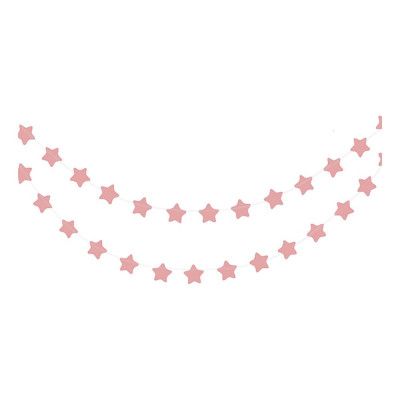 Girlang Stjärnor Rosa