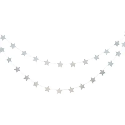 Girlang Stjärnor Silver