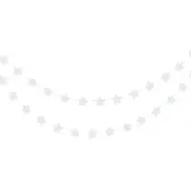 Girlang Stjärnor Vit