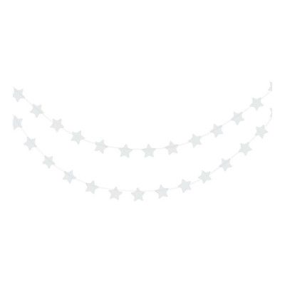 Girlang Stjärnor Vit