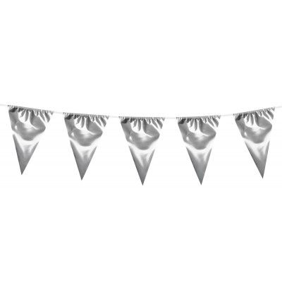 Girlang Stor Silver Vimpel 10 m