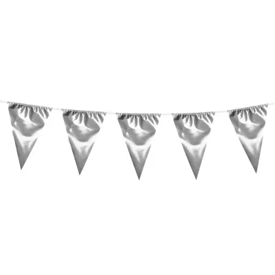 Girlang Stor Silver Vimpel 10 m