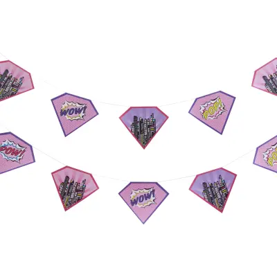 Girlang Superhjältar Rosa