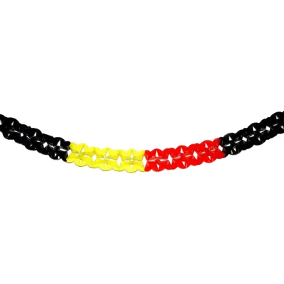 Girlang Svart/Gul/Röd