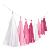 Girlang Tassel Rosa DIY