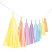 Girlang Tassels Regnbågsfärgad