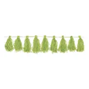 Girlang Tofsar Grön