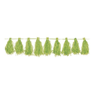 Girlang Tofsar Grön