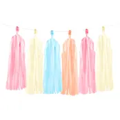 Girlang Tofsar Mix Pastell