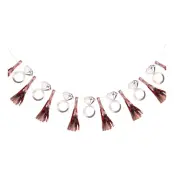 Girlang Tofsar & Ringar Roséguld Team Bride