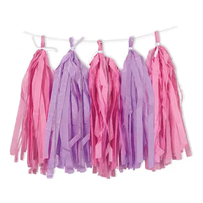 Girlang Tofsar Rosa/Lila