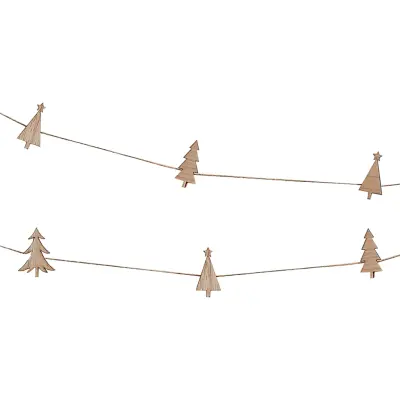 Girlang Trägranar med Klädnypor