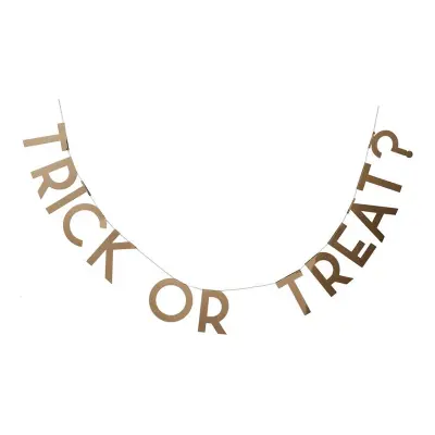 Girlang Trick or Treat Guld