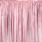 Glitterdraperi Matt Rosa